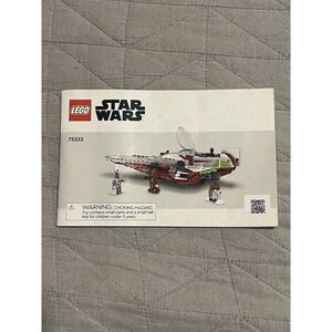 LEGO Star Wars Obi-Wan Kenobi Jedi Starfighter Set 75333 Manual